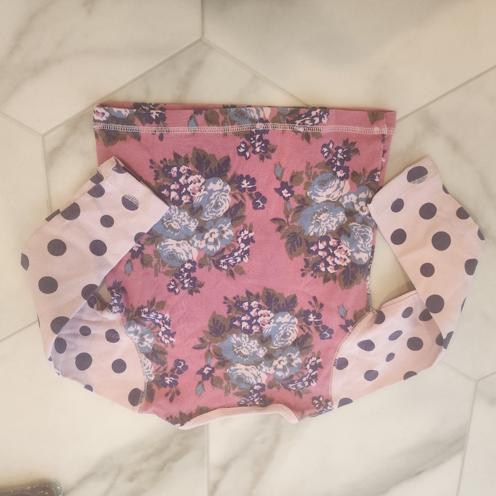 Mini Boden size 2-3 girls ADORABLE cotton long sleeve flower mix top. - Picture 5 of 7